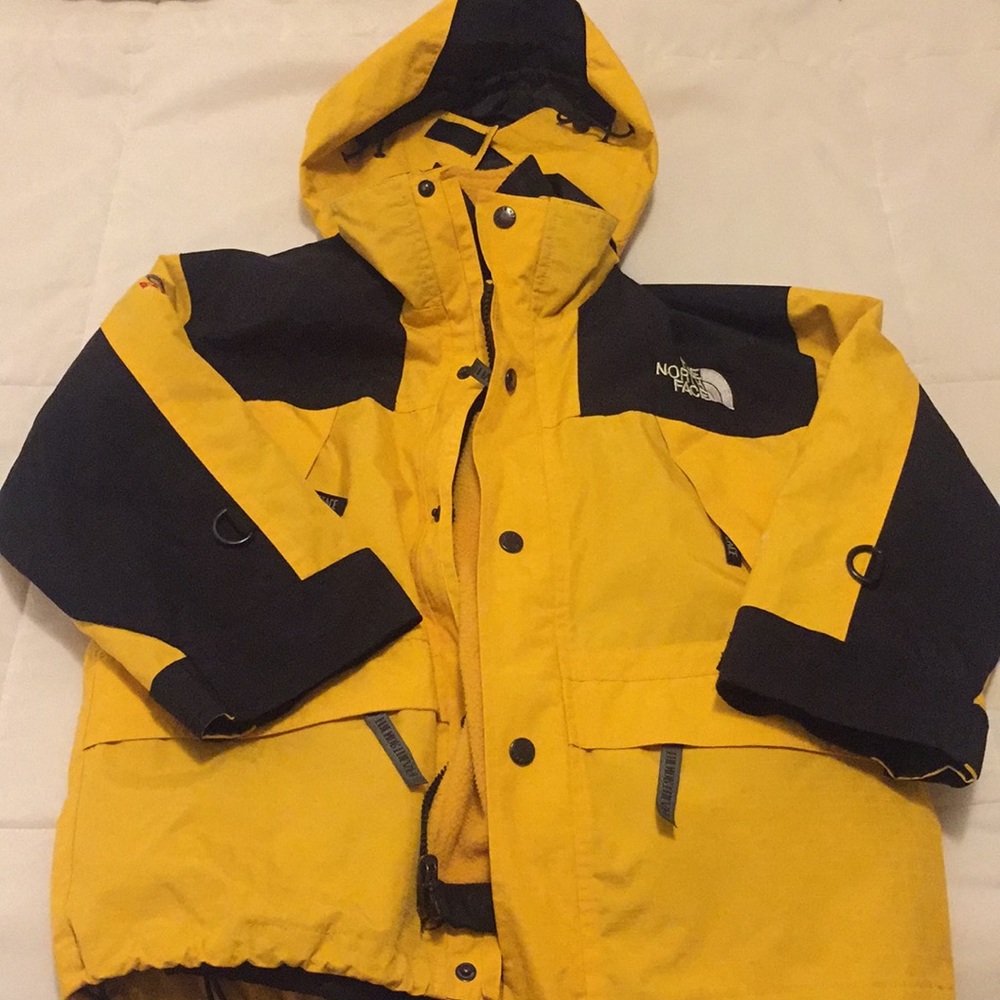 The North face Summit Series yellow jacket